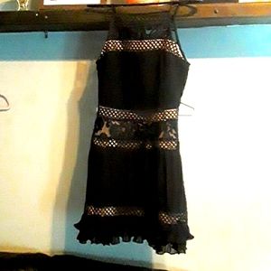 BEAUTIFUL BEAUTIFUL BLACK & BEIGE DRESS